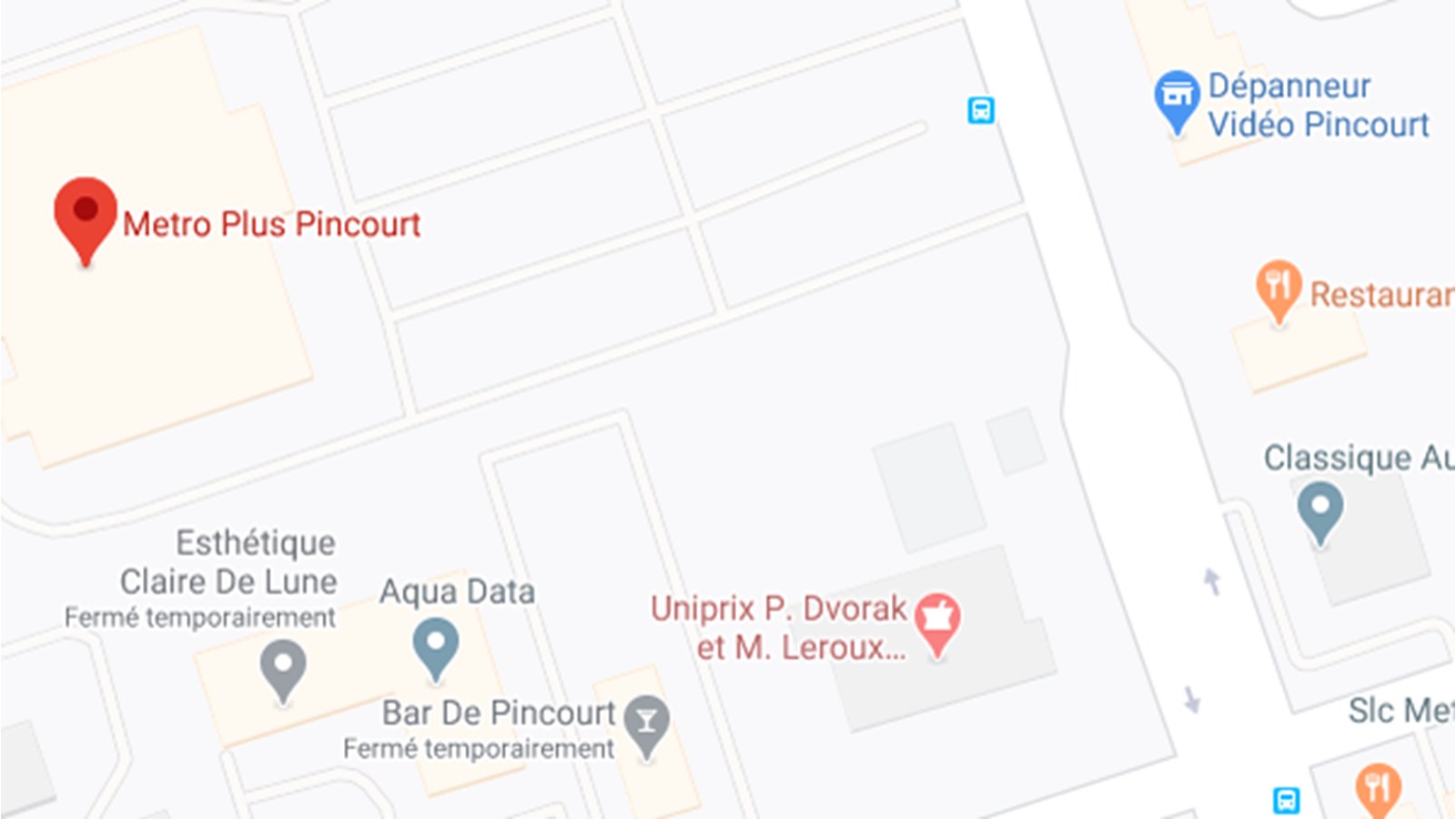 La voie de déviation sera mise en place à la hauteur du Marché Métro, jusqu’à l’école primaire Edgewater, tous deux situés sur le boulevard Cardinal-Léger.