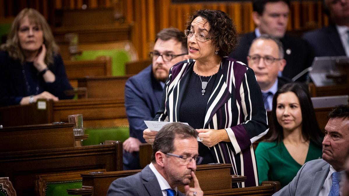 La députée de Salaberry-Suroît, Claude DeBellefeuille et son parti déplore que le gouvernement ne profite pas du portait économique pour apporter les modifications nécessaires aux différents programmes.