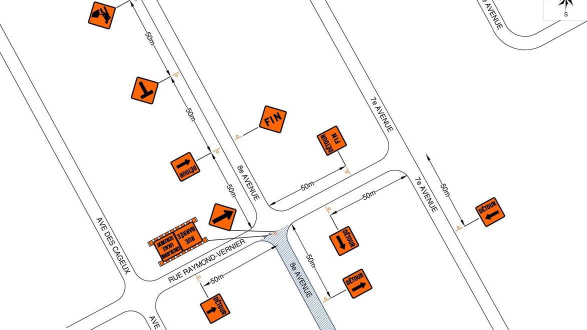 Fermeture temporaire de la 8e Avenue à Saint-Zotique