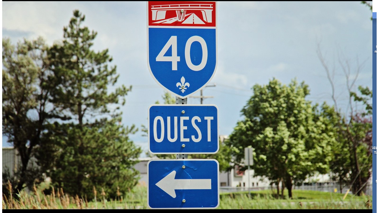 REM: fermetures à prévoir de l'autoroute 40 ouest