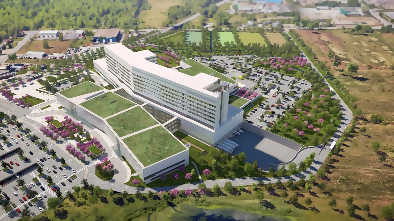 Dévoilement des maquettes du futur hôpital