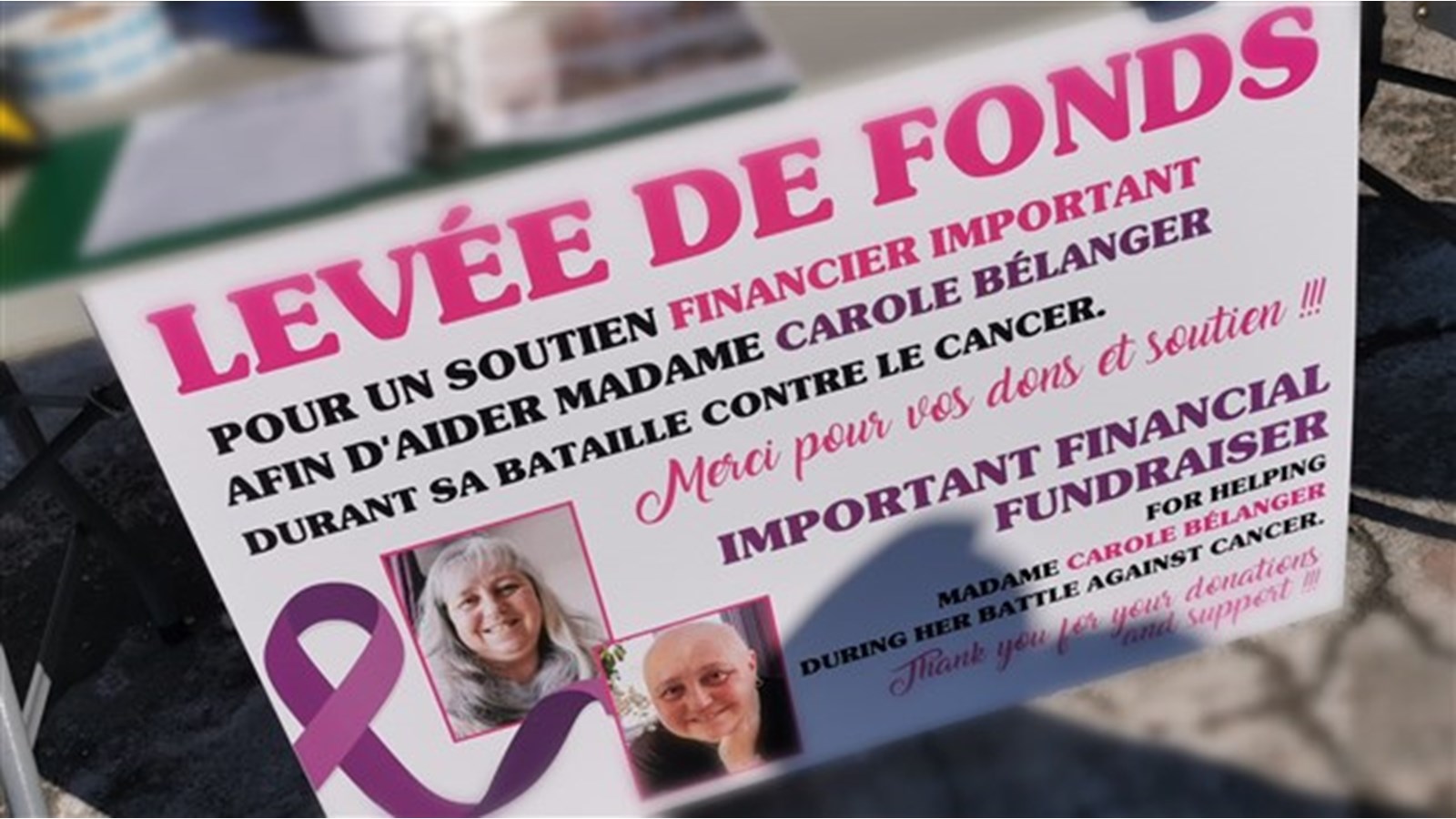 Près de 15 000$ amassés pour Carole Bélanger de Saint-Lazare