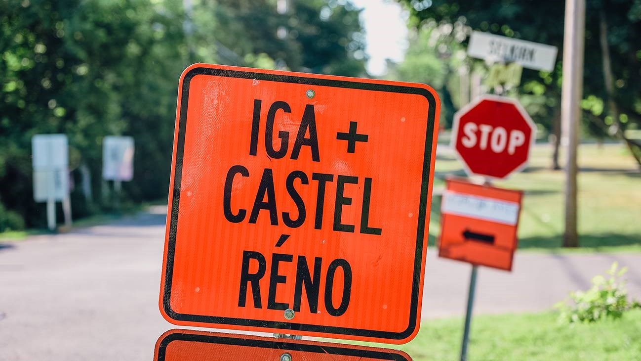 Signalisation qui laisse perplexe à Hudson