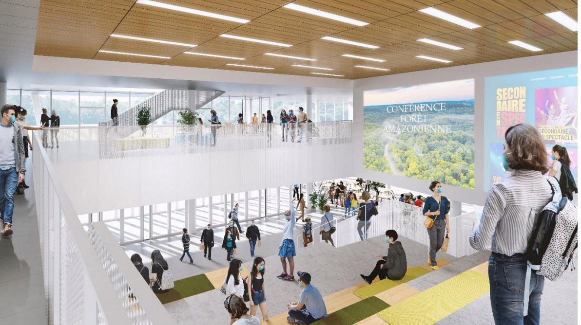 Esquisse de la future école secondaire de Vaudreuil-Dorion