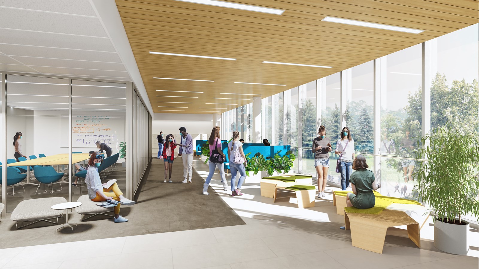 Esquisse de la future école secondaire de Saint-Zotique