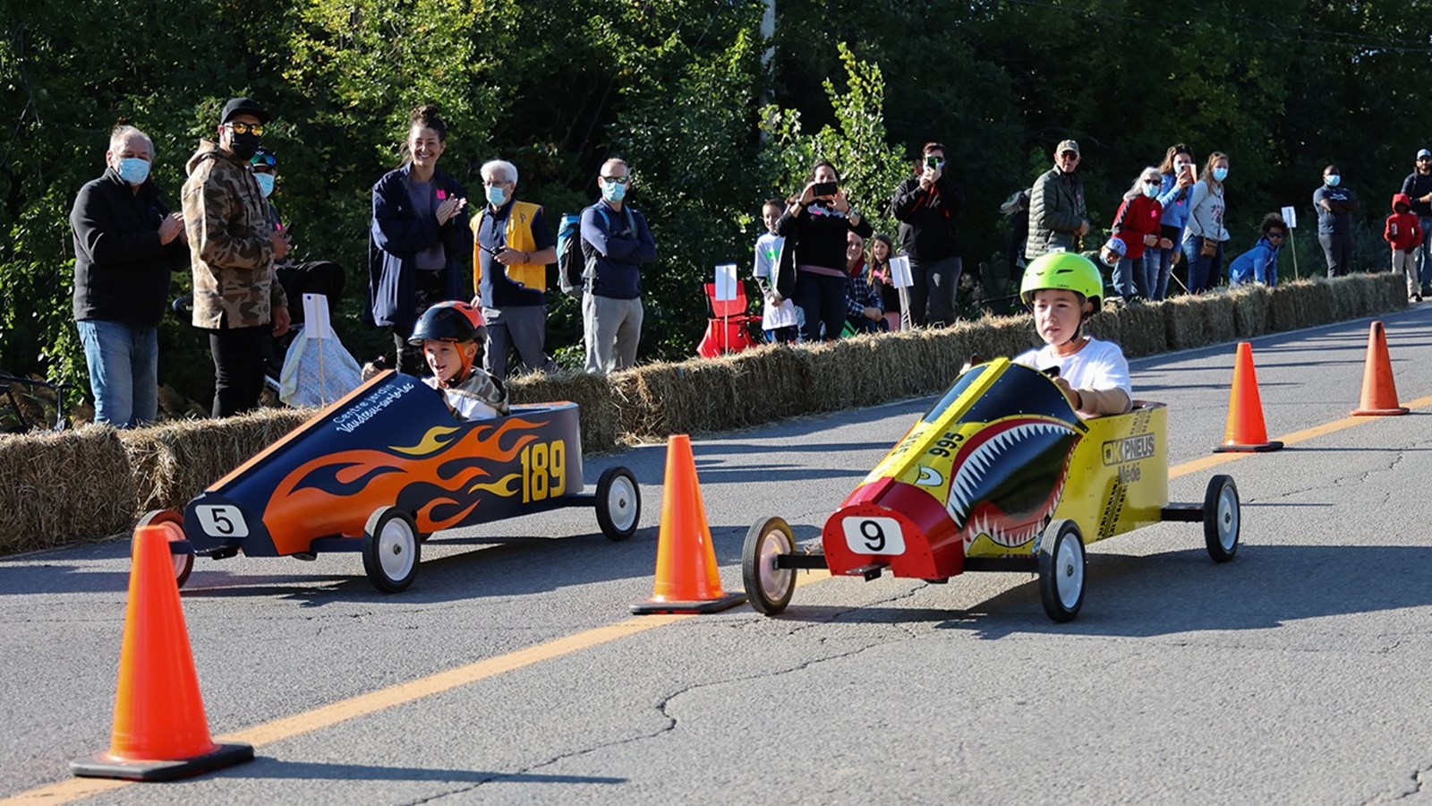 Plaisir et sourires en quantité à la Course de boîtes à savon de Vaudreuil-Dorion