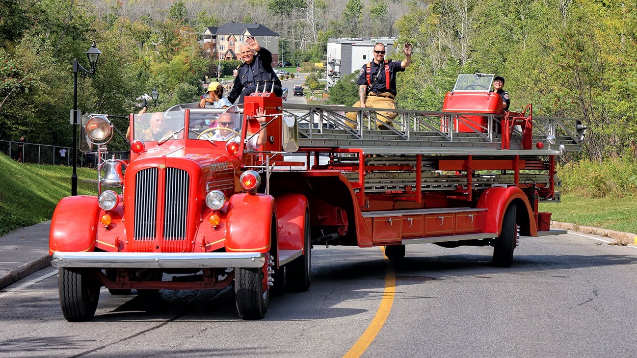 Revoyez en image la parade des pompiers de ce week-end