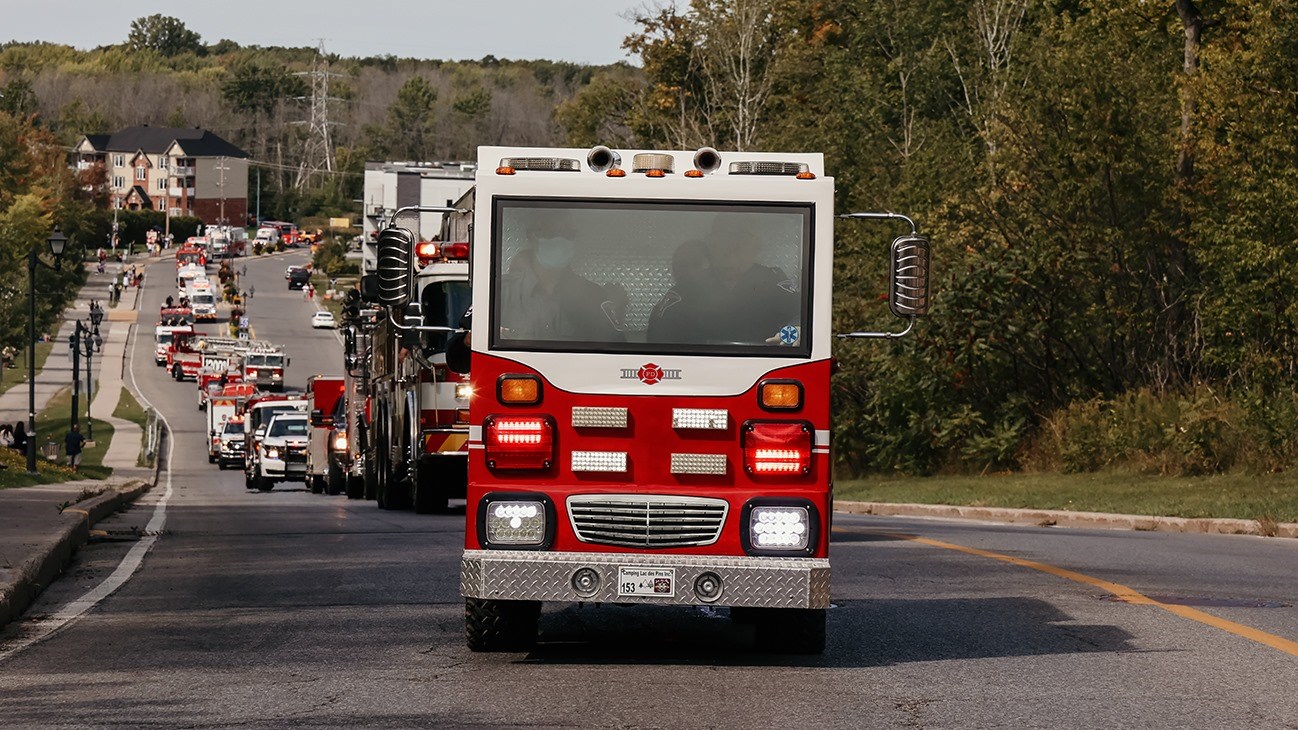 Revoyez en image la parade des pompiers de ce week-end