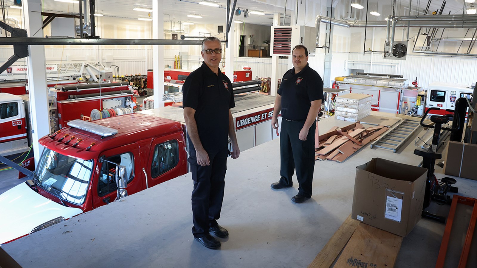 Visite exclusive de la nouvelle caserne incendie de Saint-Zotique