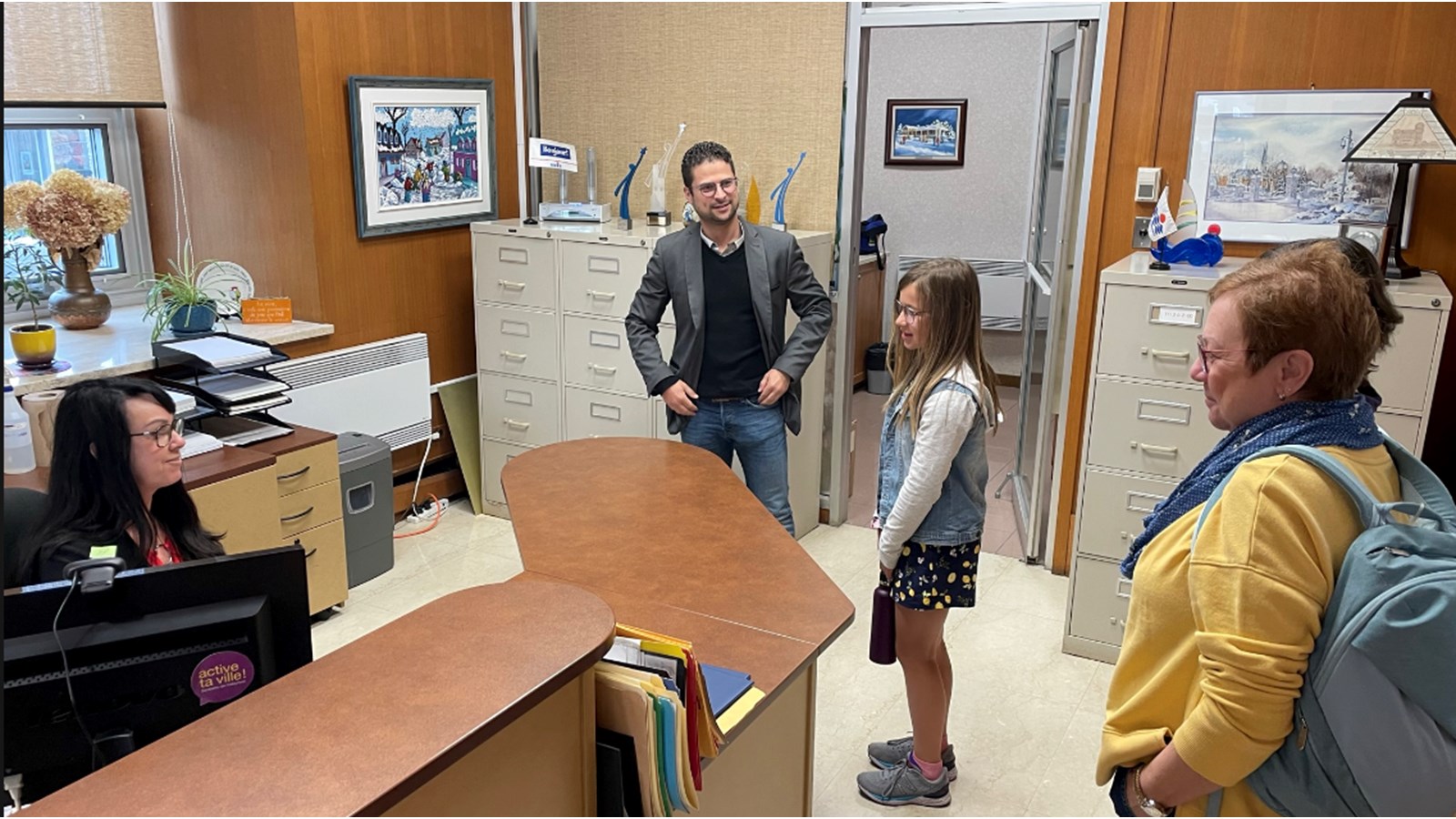 Le Club optimiste permet à la jeune Olivia de devenir mairesse d'un jour à Salaberry-de-Valleyfield 