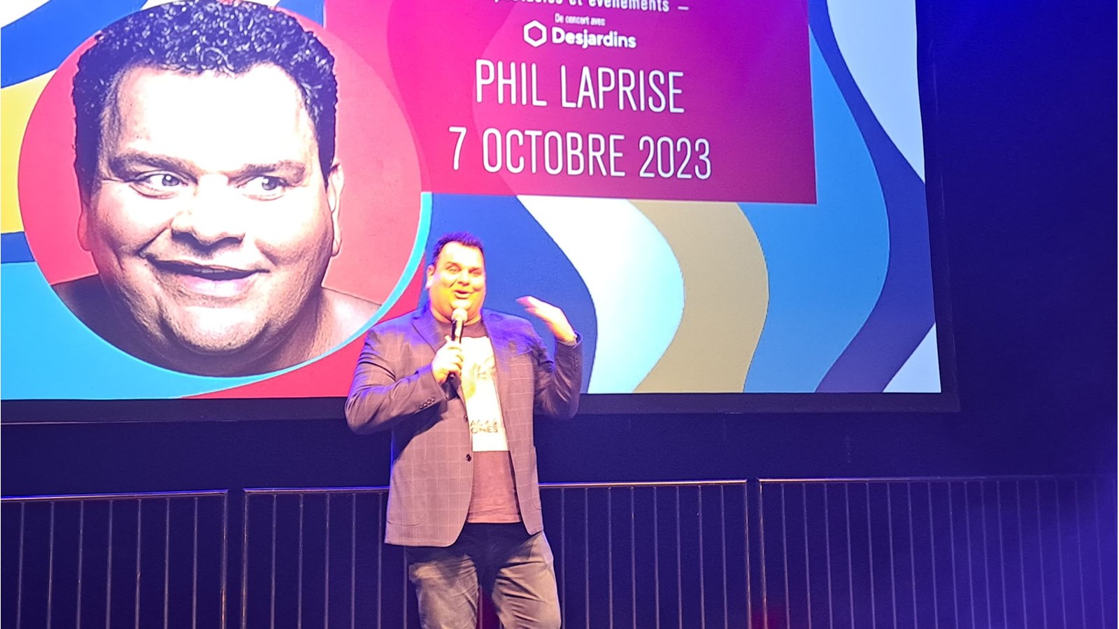 Philippe Laprise fera rire les spectateurs en octobre 2023