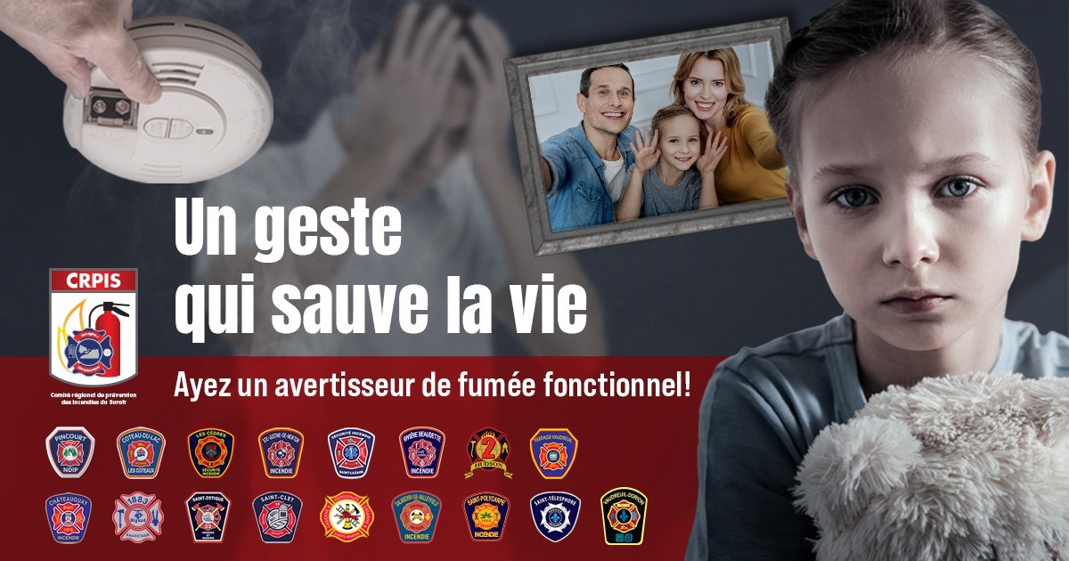 Le Comité régional de prévention des incendies du Suroît lance sa campagne de sensibilisation