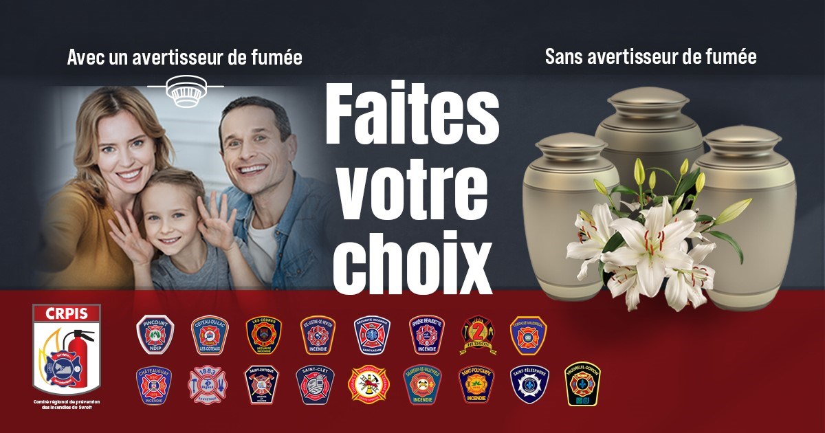 Le Comité régional de prévention des incendies du Suroît lance sa campagne de sensibilisation
