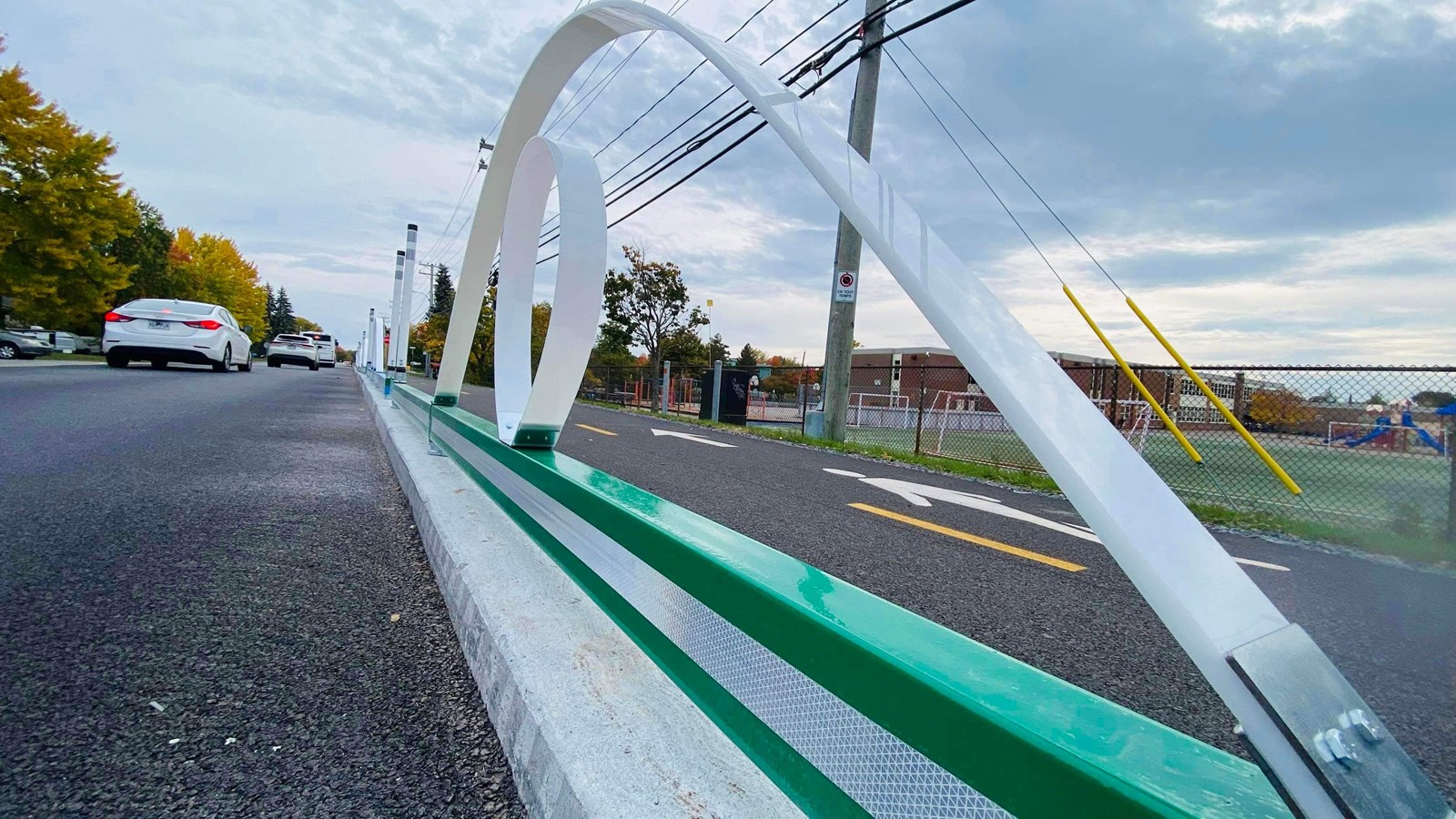 Un nouveau type de piste cyclable à Pincourt