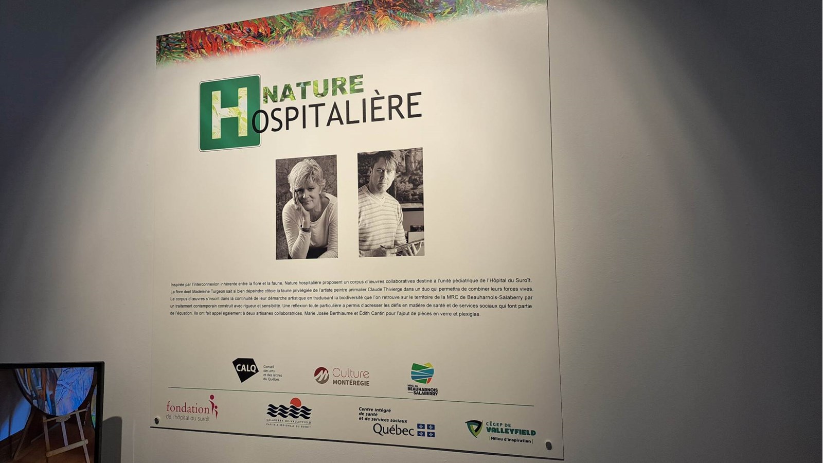La faune et la flore pour agrémenter l'unité pédiatrique de l'Hôpital du Suroît
