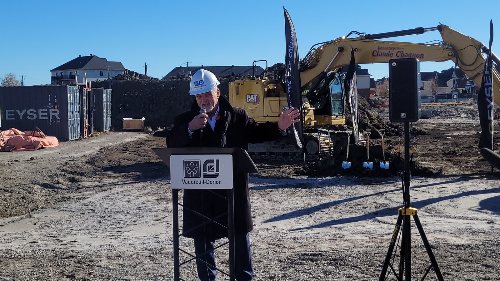 Vaudreuil-Dorion lance les travaux de son pôle municipal