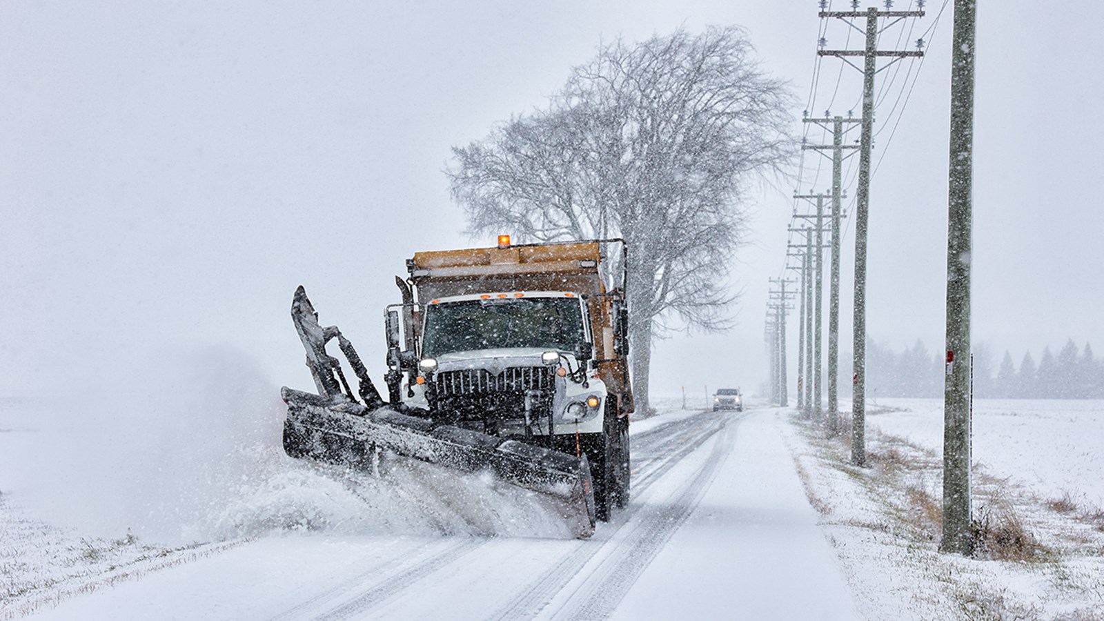La région a reçu près de 10 centimètres de neige aujourd'hui