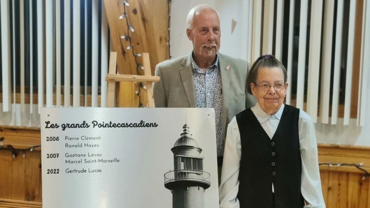 Madame Gertrude Lucas est nommée Grande Pointecascadienne