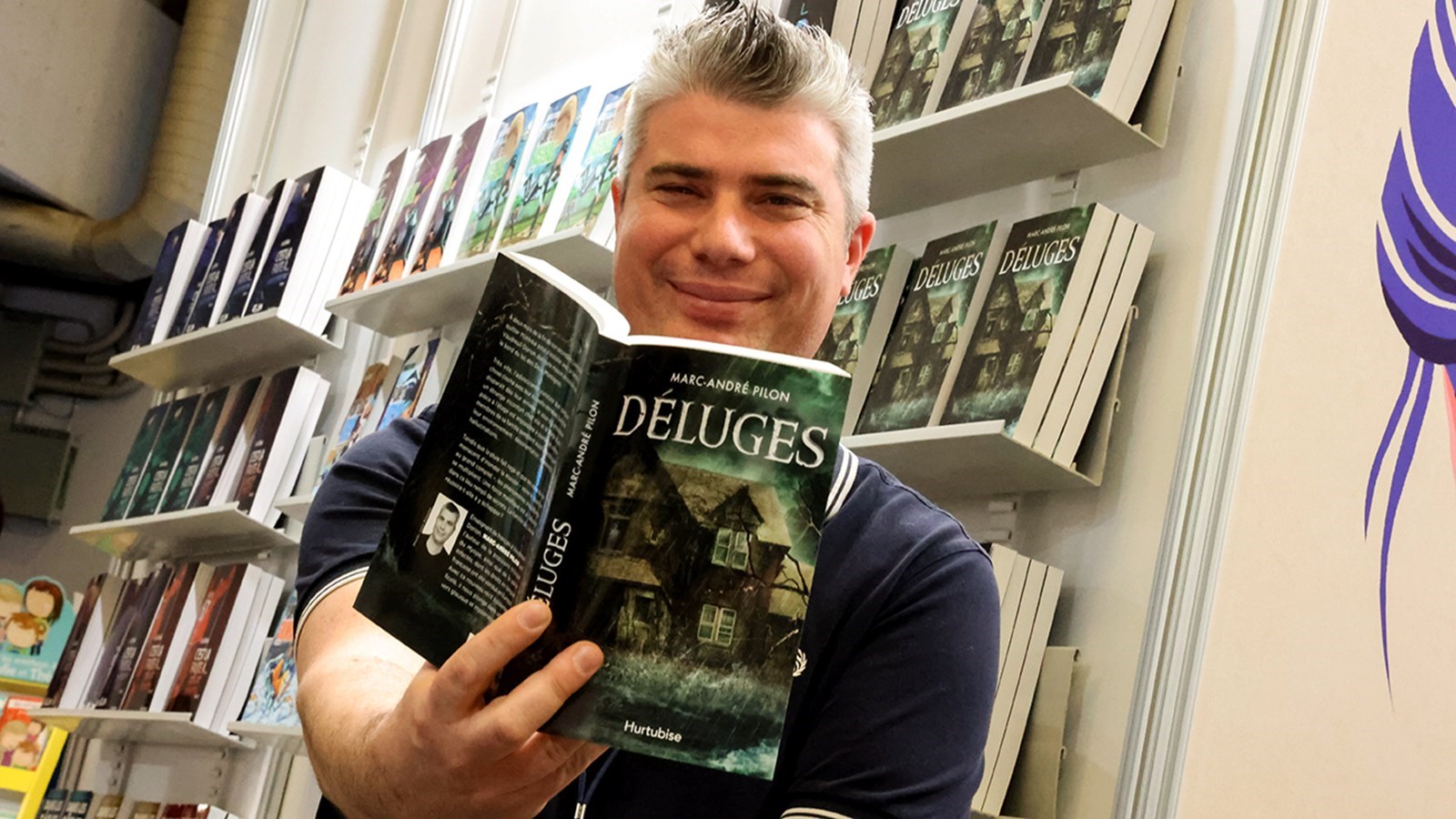 8 décembre 2022 : Marc-André Pilon a présenté son 6e roman au Salon du livre de Montréal