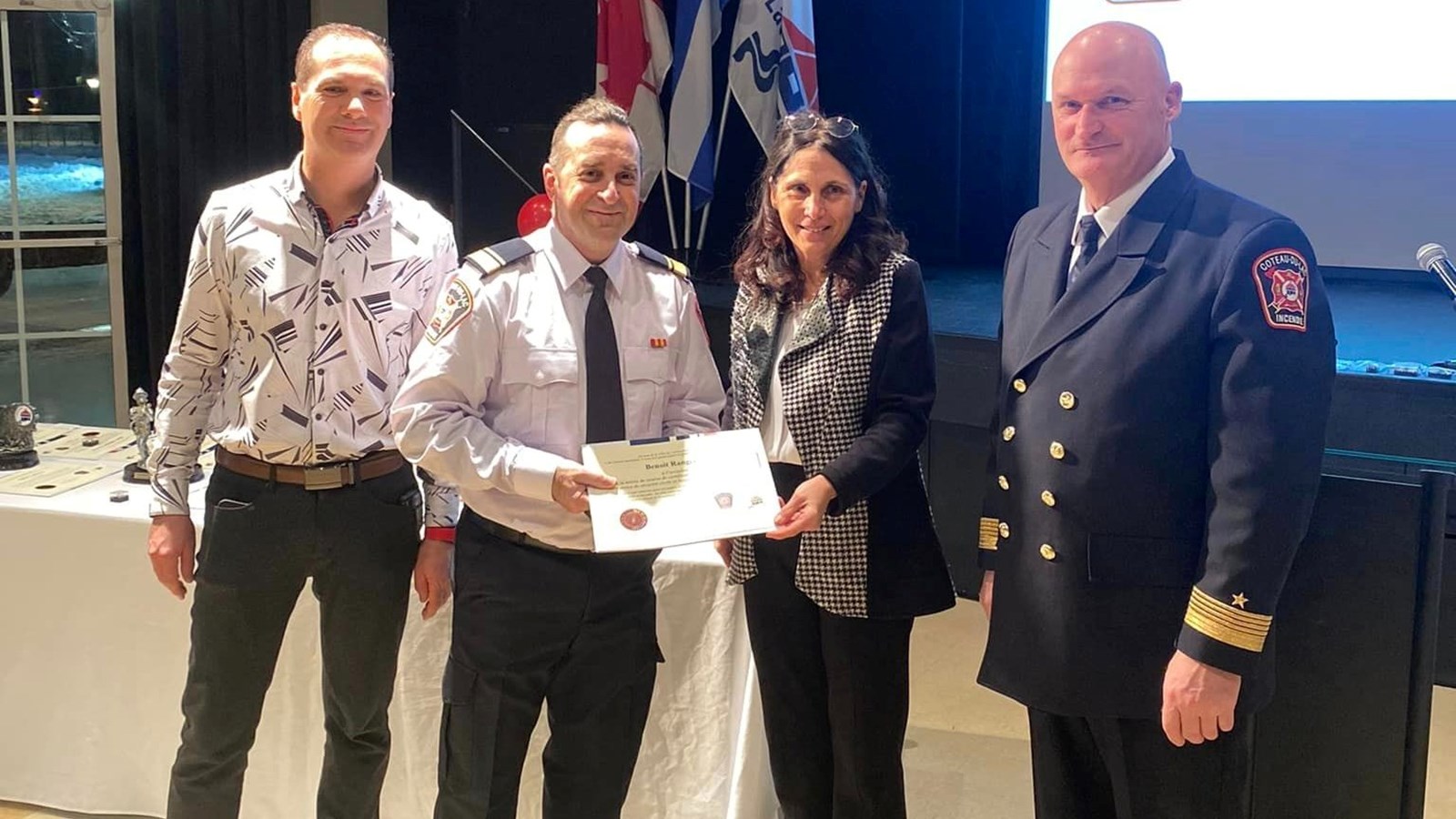 Le Chef Ranger cumule 5 années de service au sein du Service de sécurité incendie de Coteau-du-Lac