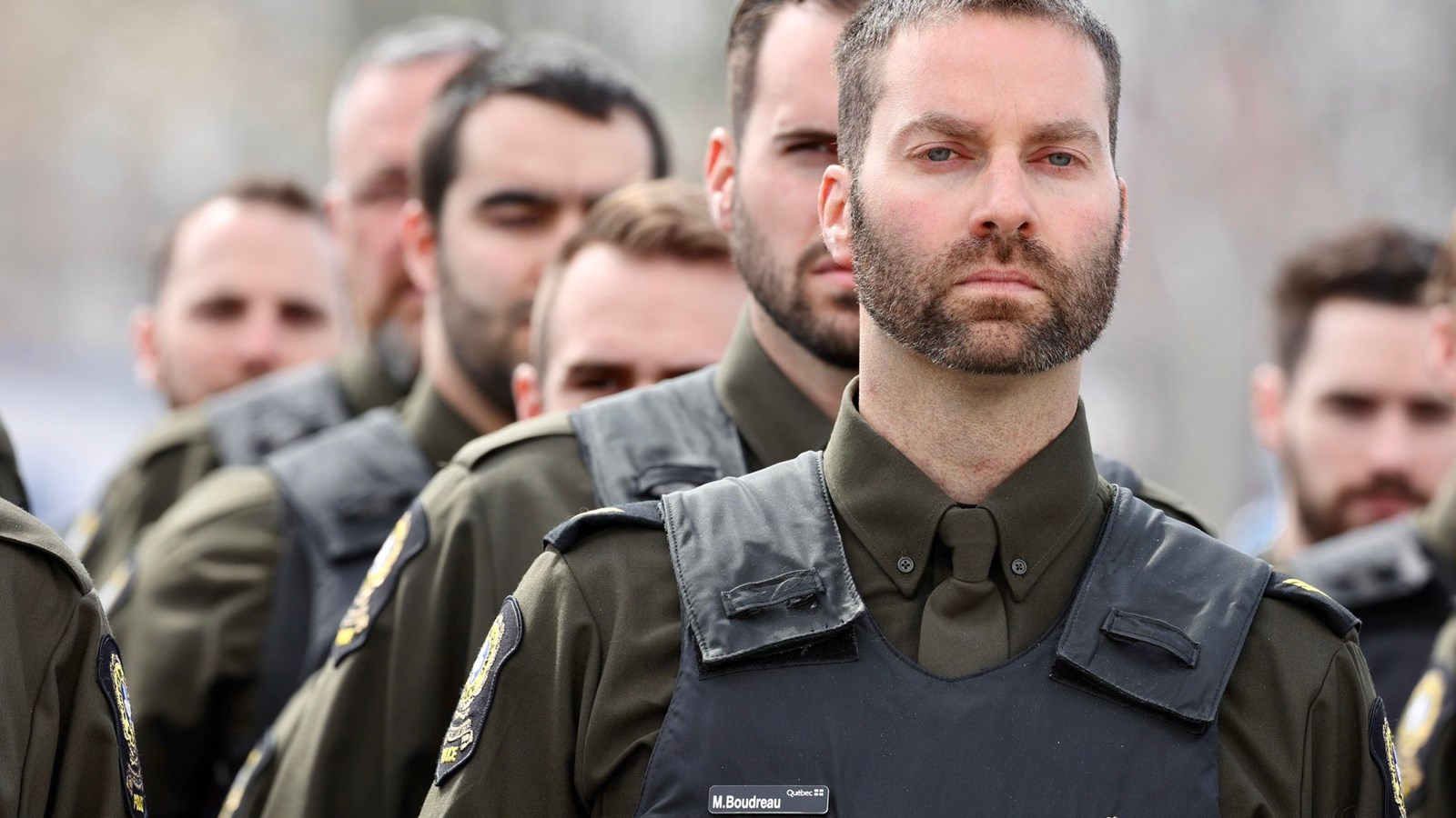 Des policiers de la région participent au dernier hommage à Maureen Breau