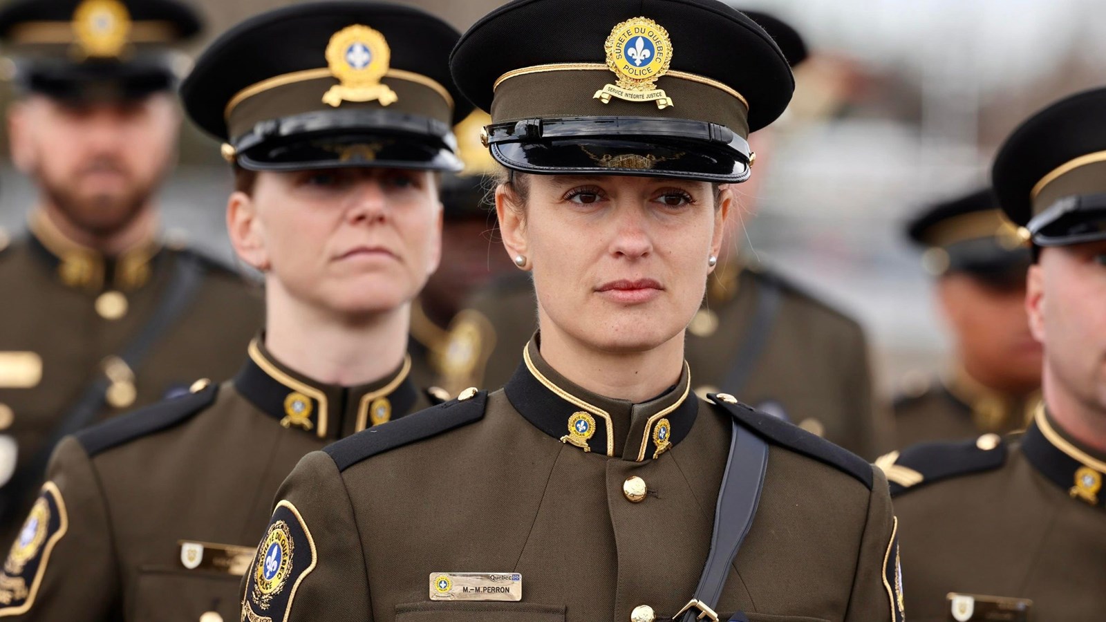 Des policiers de la région participent au dernier hommage à Maureen Breau