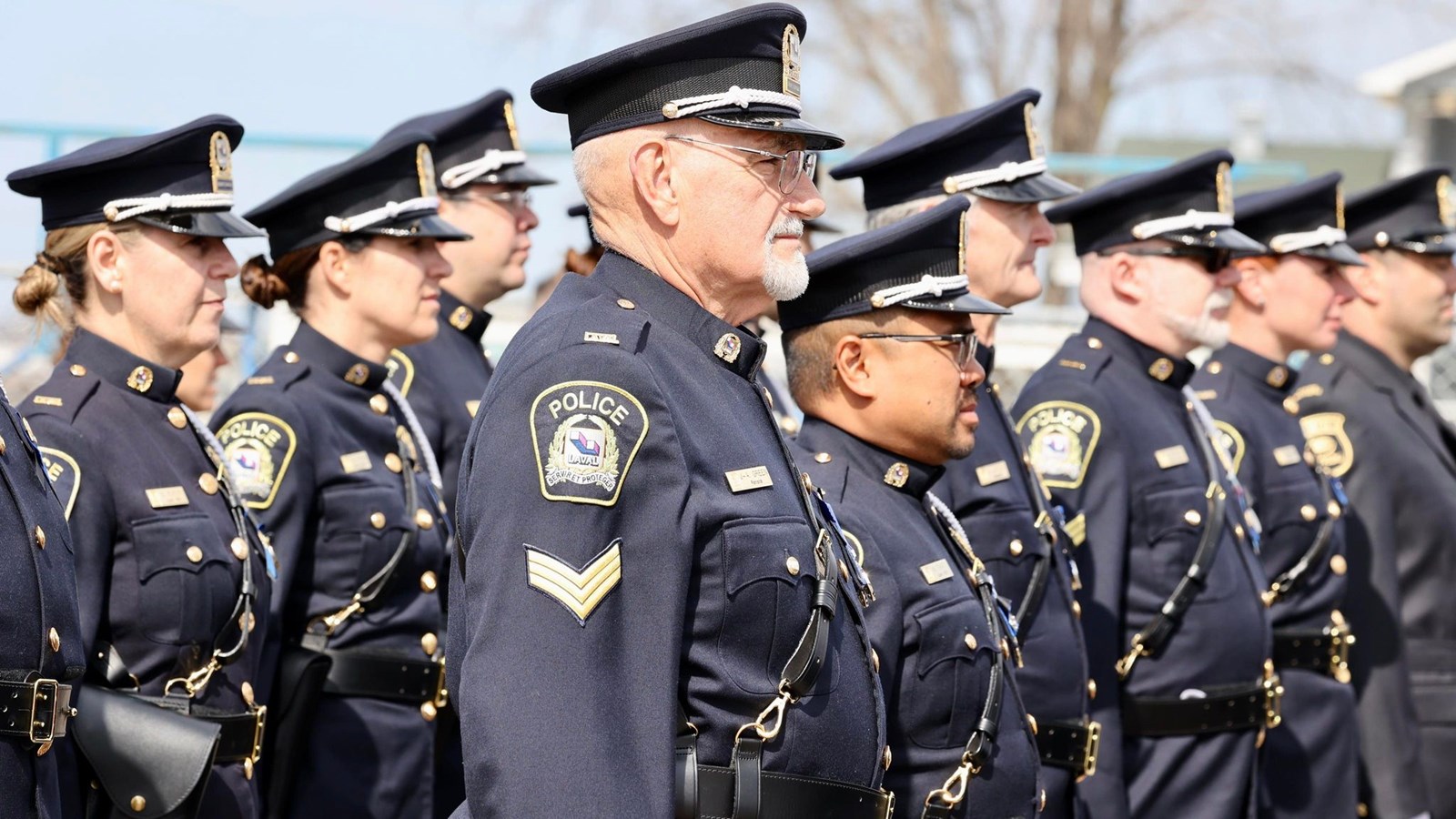 Des policiers de la région participent au dernier hommage à Maureen Breau