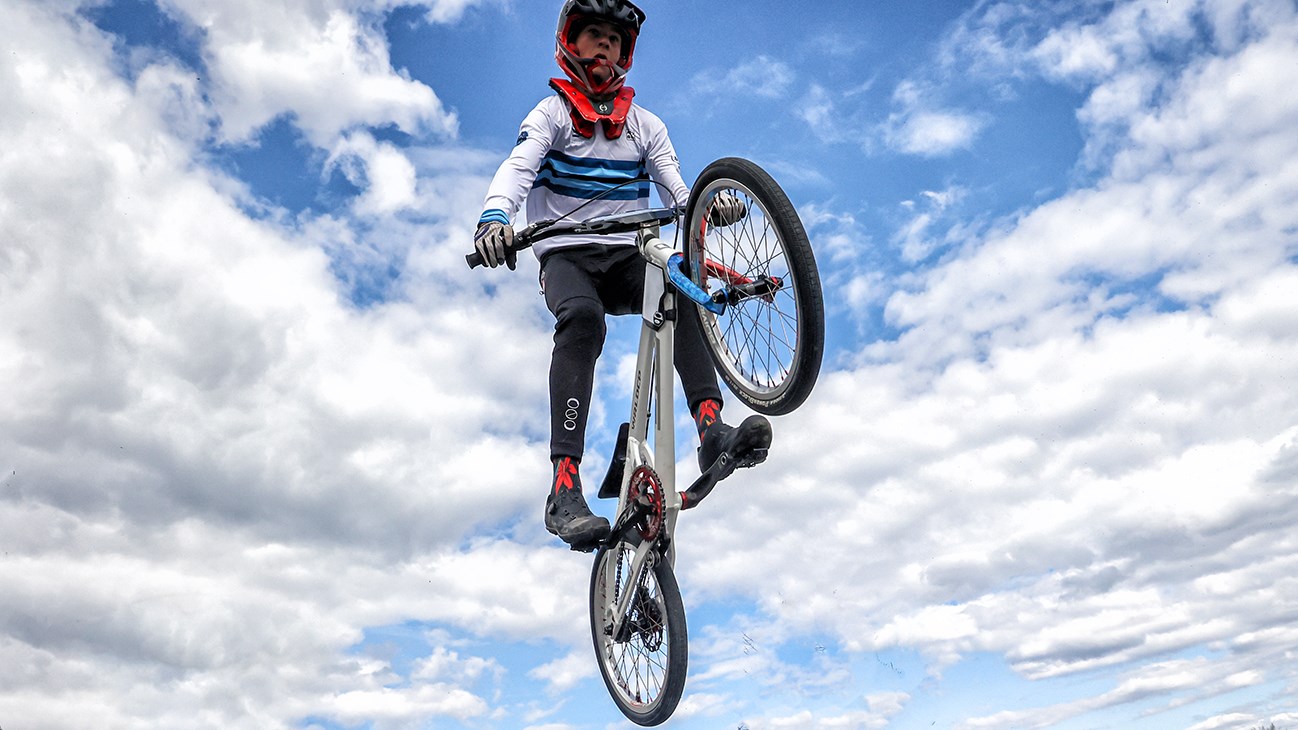 À 12 ans il participera au championnat du monde de BMX