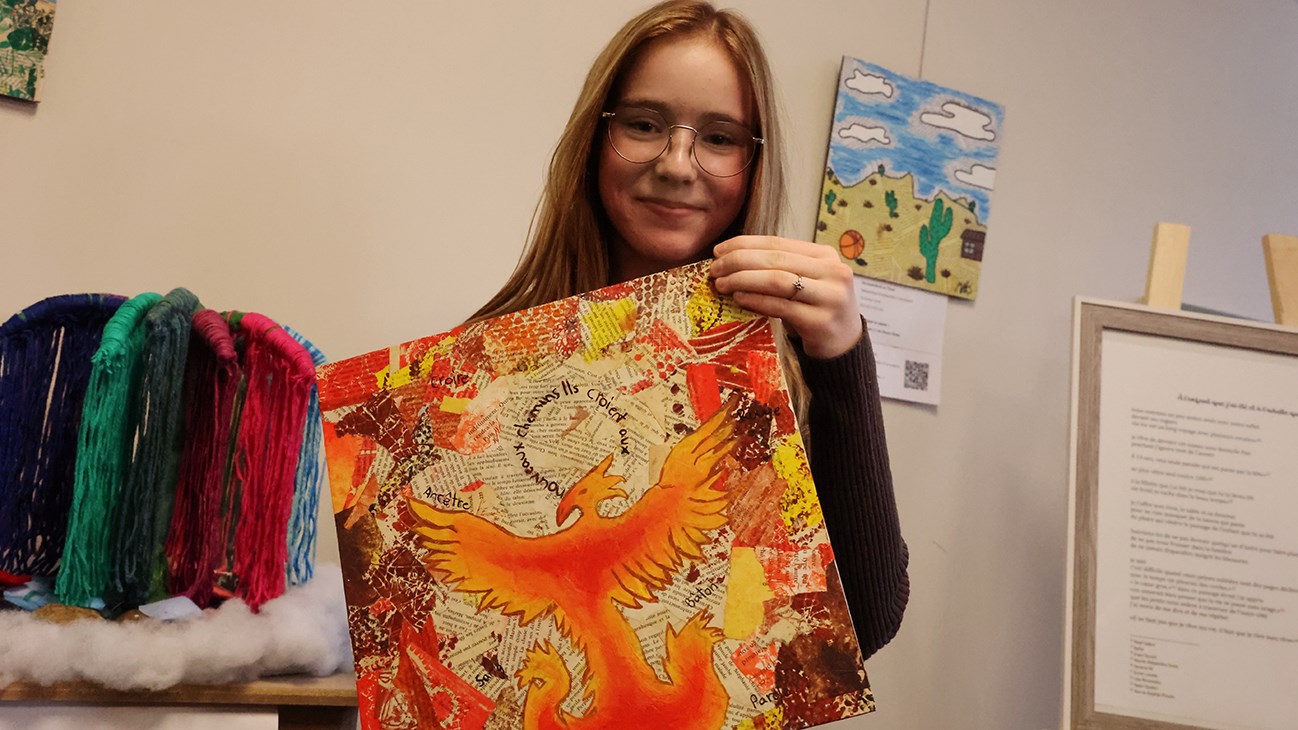 Le talent de jeunes artistes du Chêne-Bleu en vedette dans l'exposition Nos refuges intérieurs