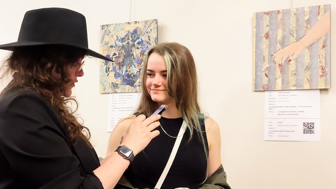 Le talent de jeunes artistes du Chêne-Bleu en vedette dans l'exposition Nos refuges intérieurs