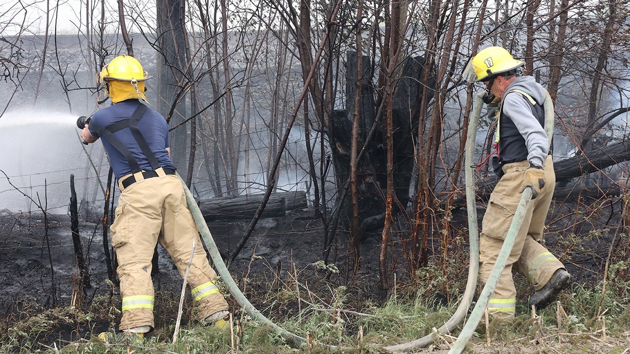 Un feu de broussailles occupe des dizaines de sapeurs à Coteau-du-Lac et aux Cèdres