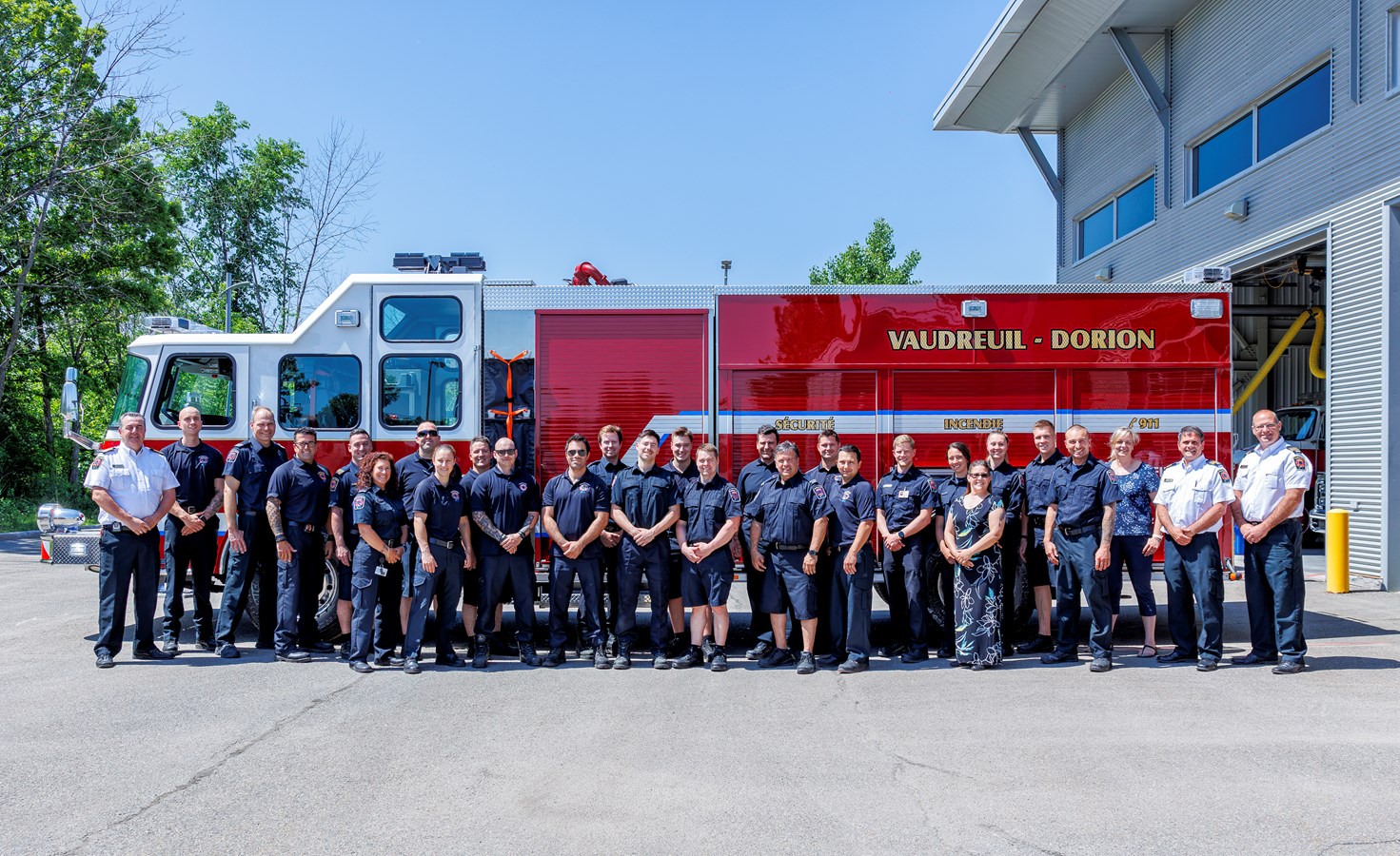 Un nouveau camion autopompe pour la brigade Vaudreuil-Dorion