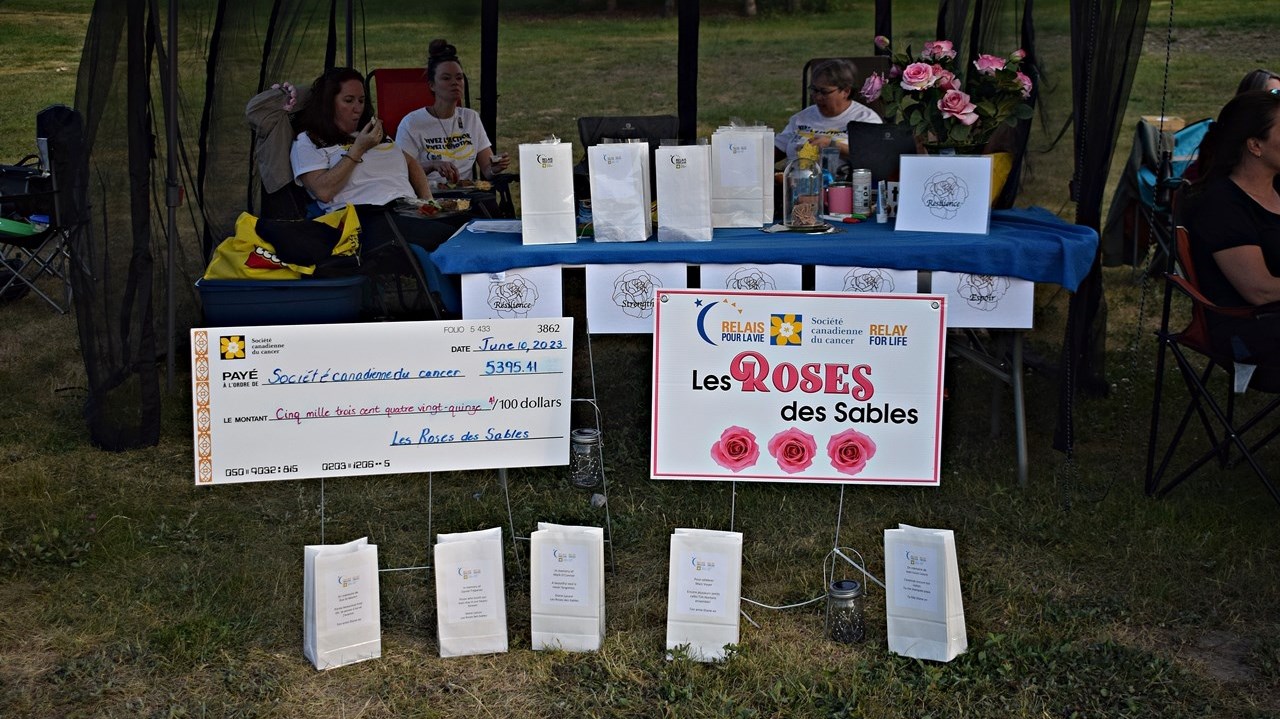 Relay for Life fundraising event for cancer research at Olympic Park in Pincourt, July 10.