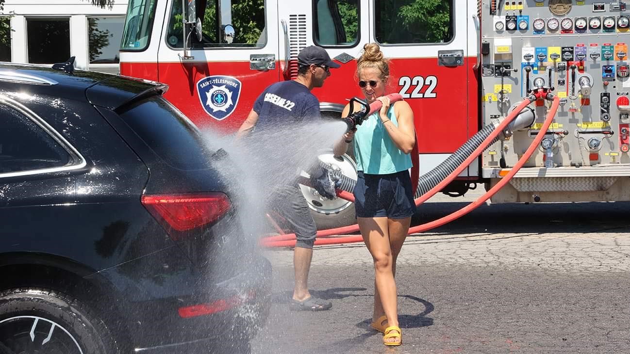 Report du lave-auto des pompiers de Saint-Télesphore