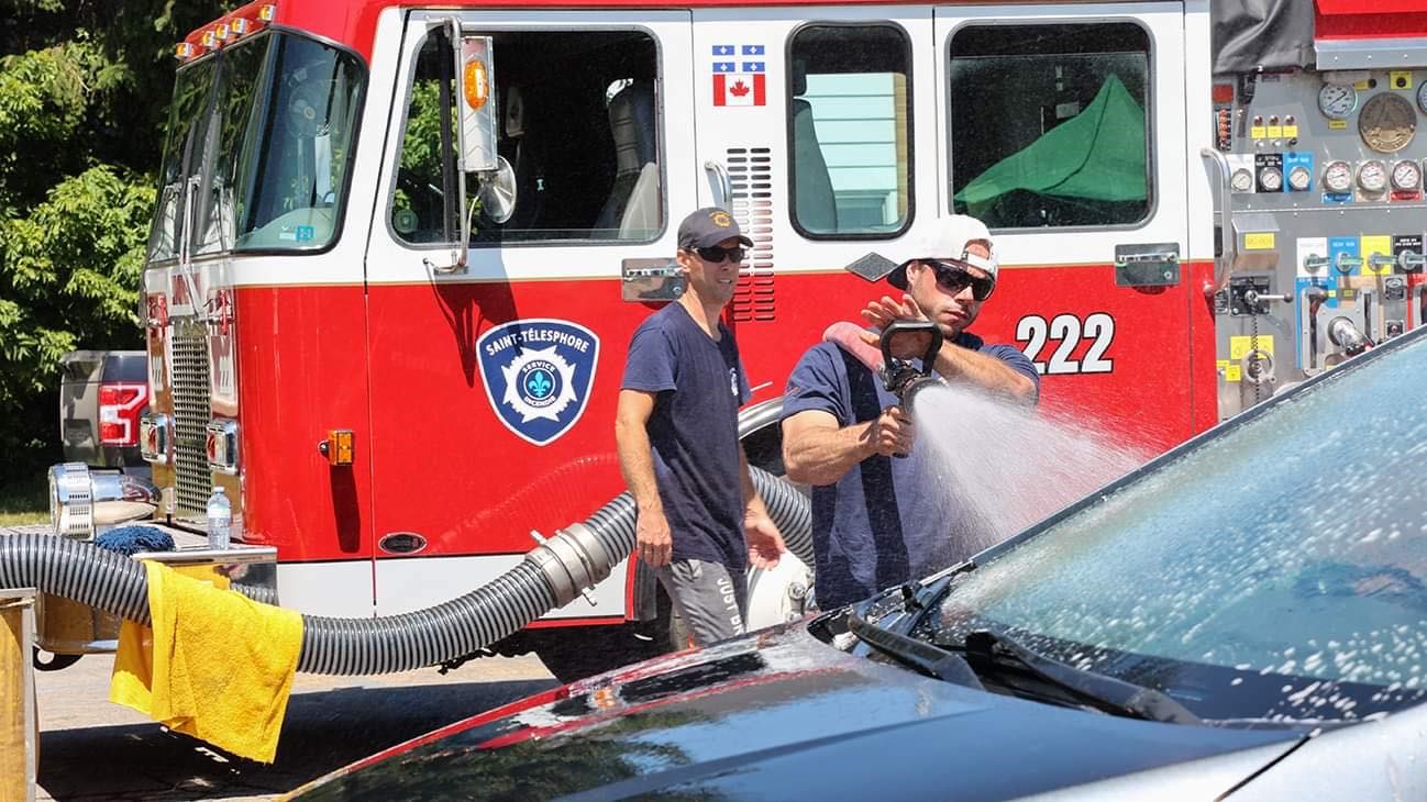 Report du lave-auto des pompiers de Saint-Télesphore