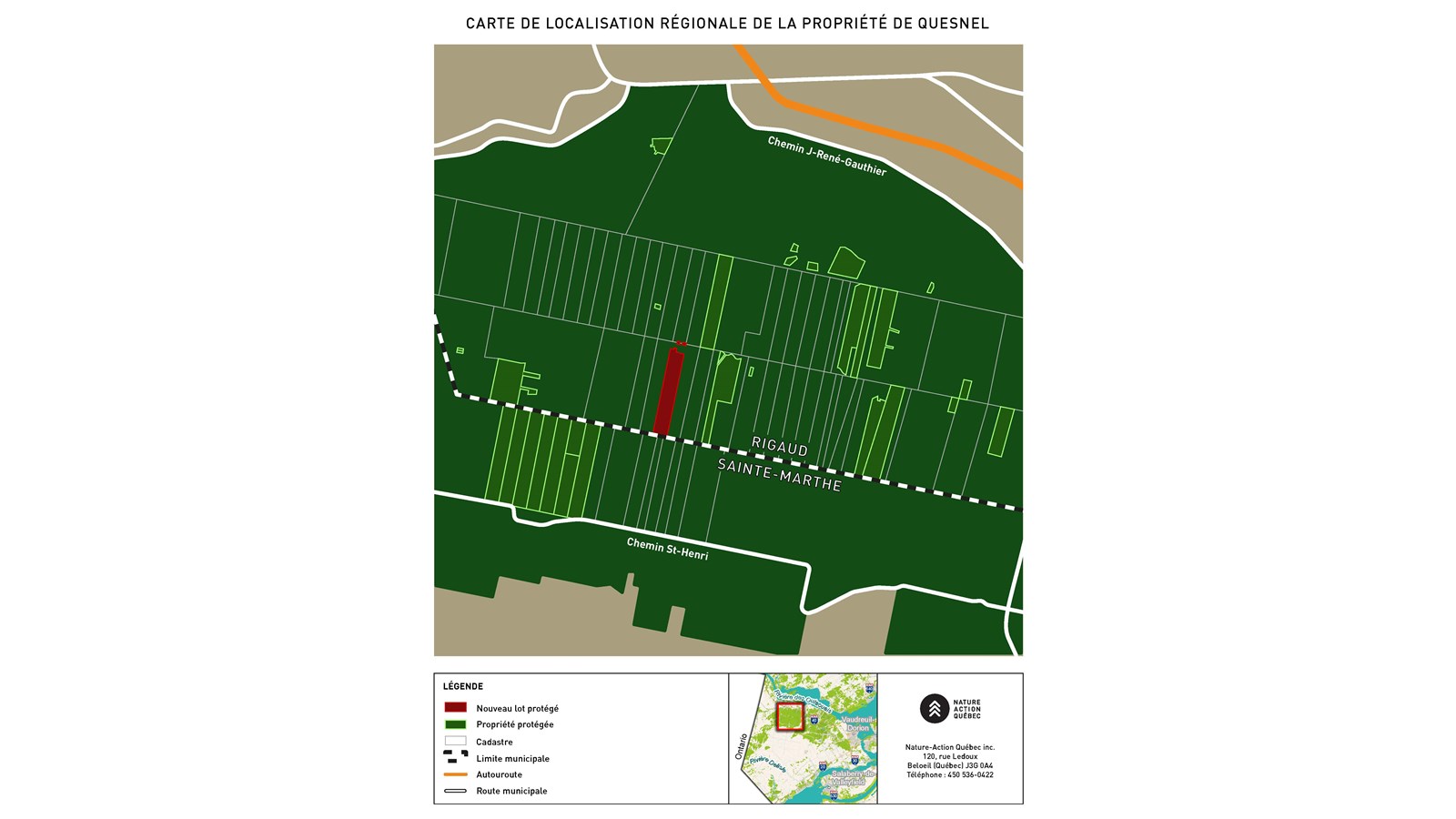 Les milieux naturels protégés à perpétuité au mont Rigaud gagnent 19 hectares