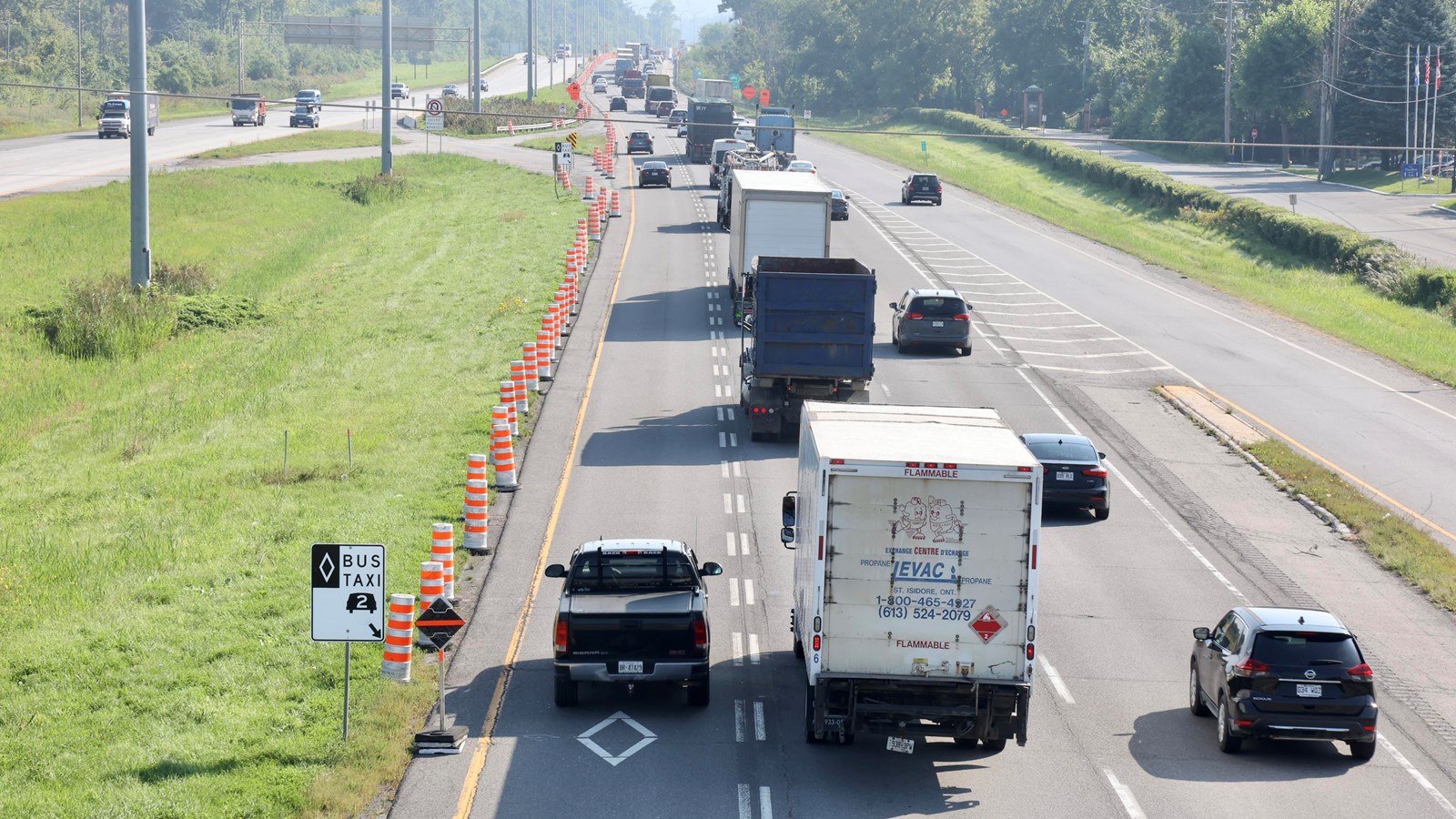 Un matin plus que difficile sur le réseau routier de Vaudreuil-Soulanges