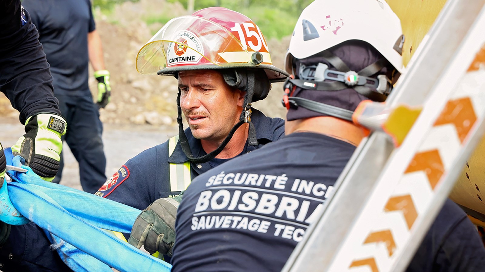 Les pompiers de Salaberry-de-Valleyfield participent à une formation unique