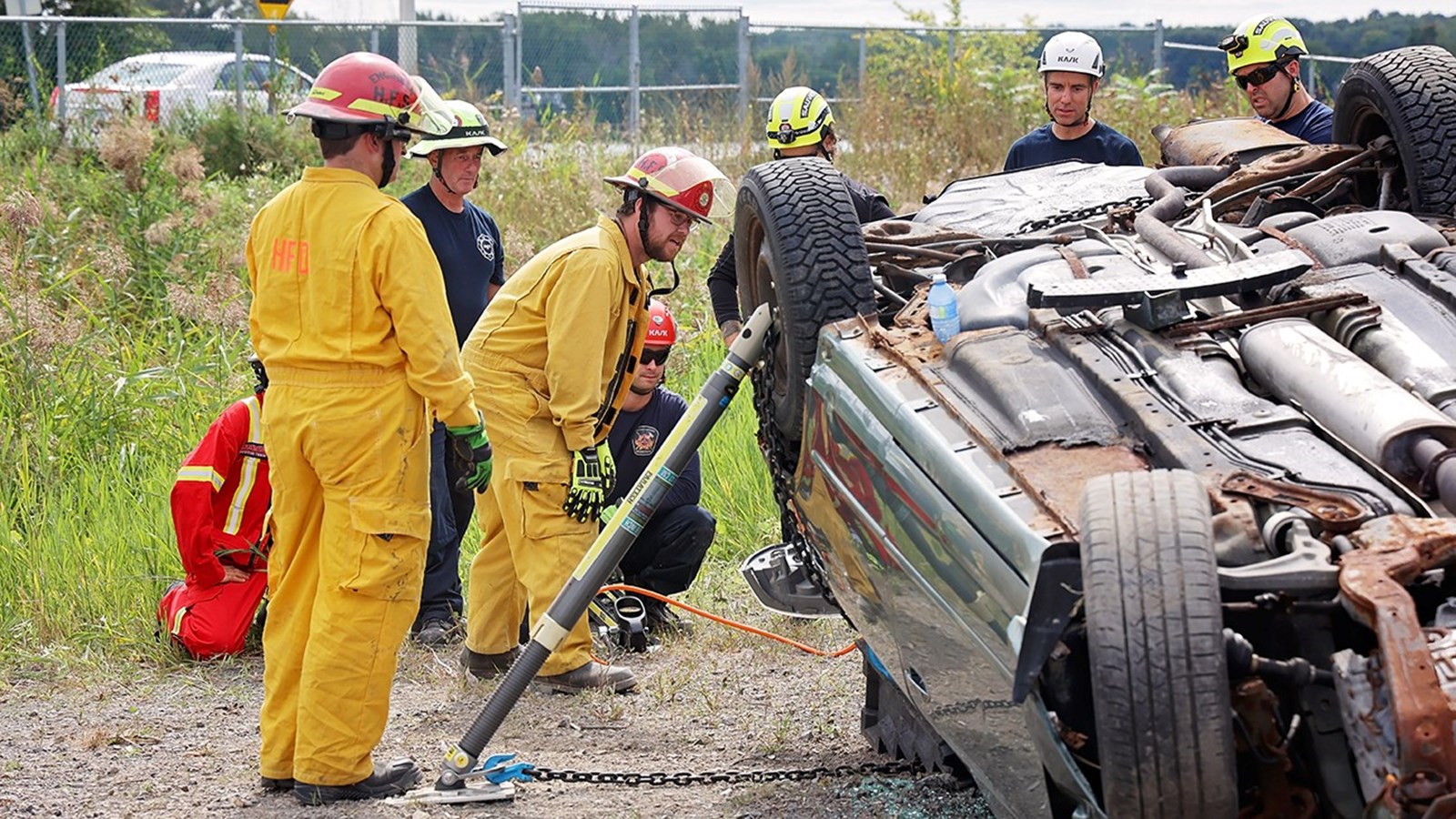 Les pompiers de Salaberry-de-Valleyfield participent à une formation unique