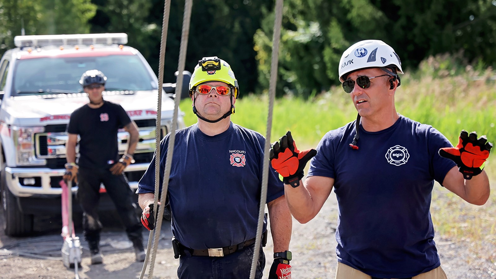 Les pompiers de Salaberry-de-Valleyfield participent à une formation unique