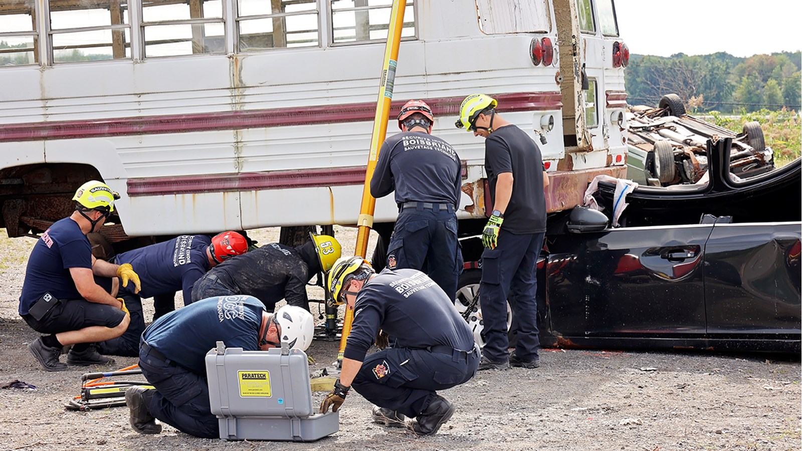 Les pompiers de Salaberry-de-Valleyfield participent à une formation unique