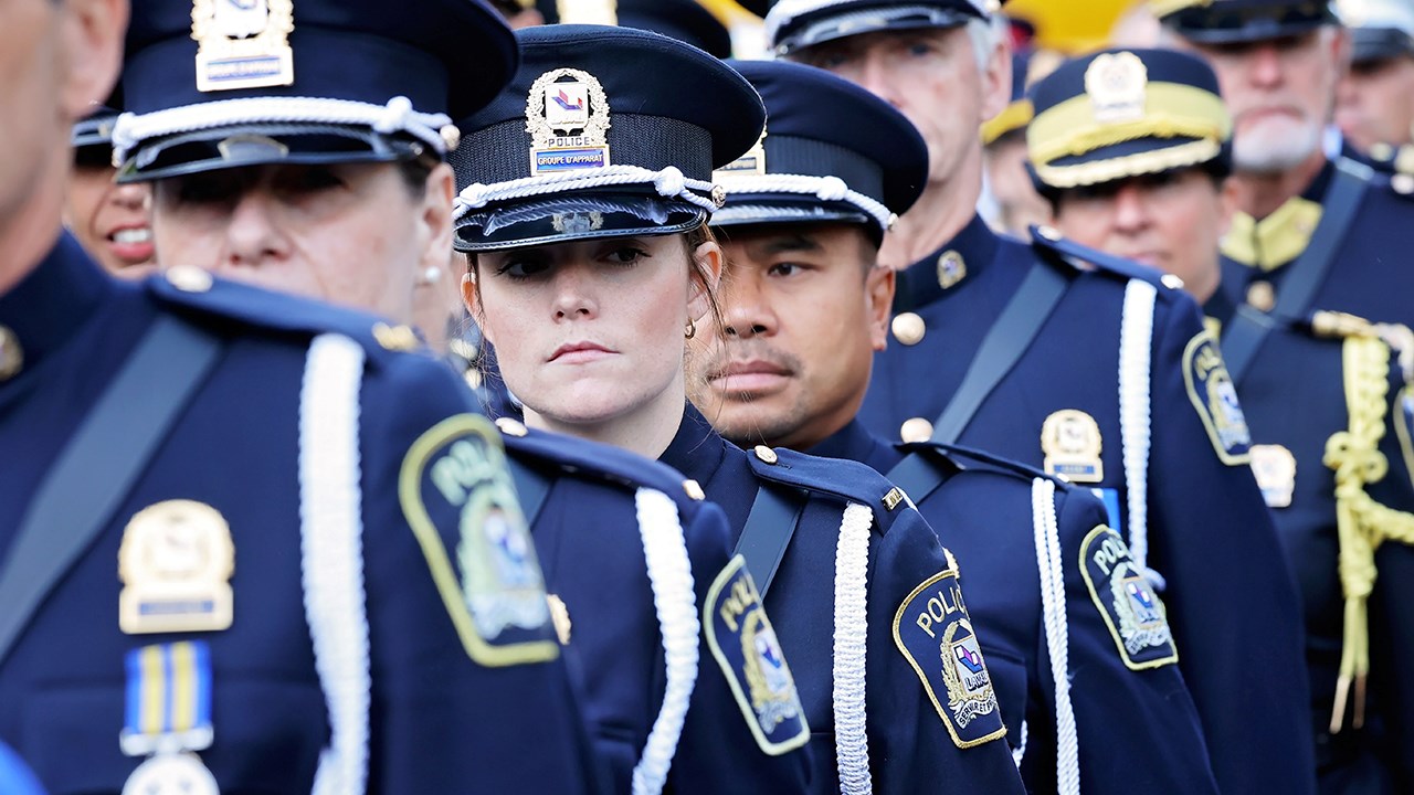 Des policiers de Vaudreuil-Soulanges rendent hommage à leurs collègues disparus