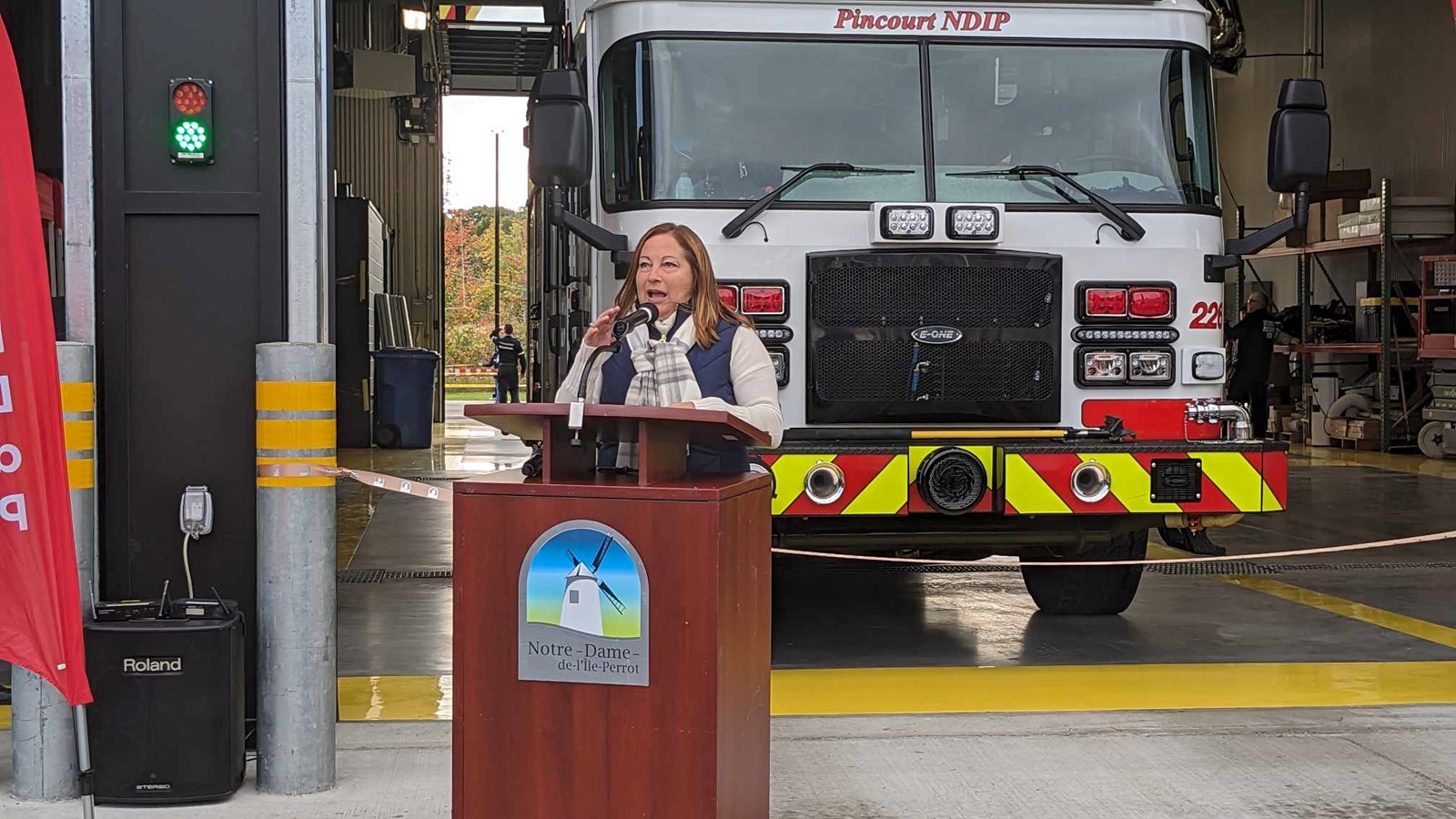 The fire station 26 is officially inaugurated