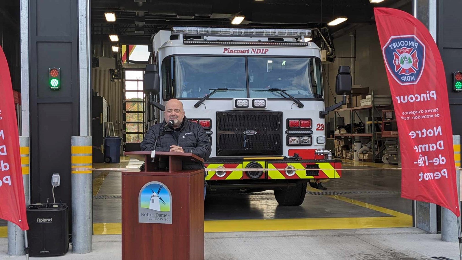 The fire station 26 is officially inaugurated