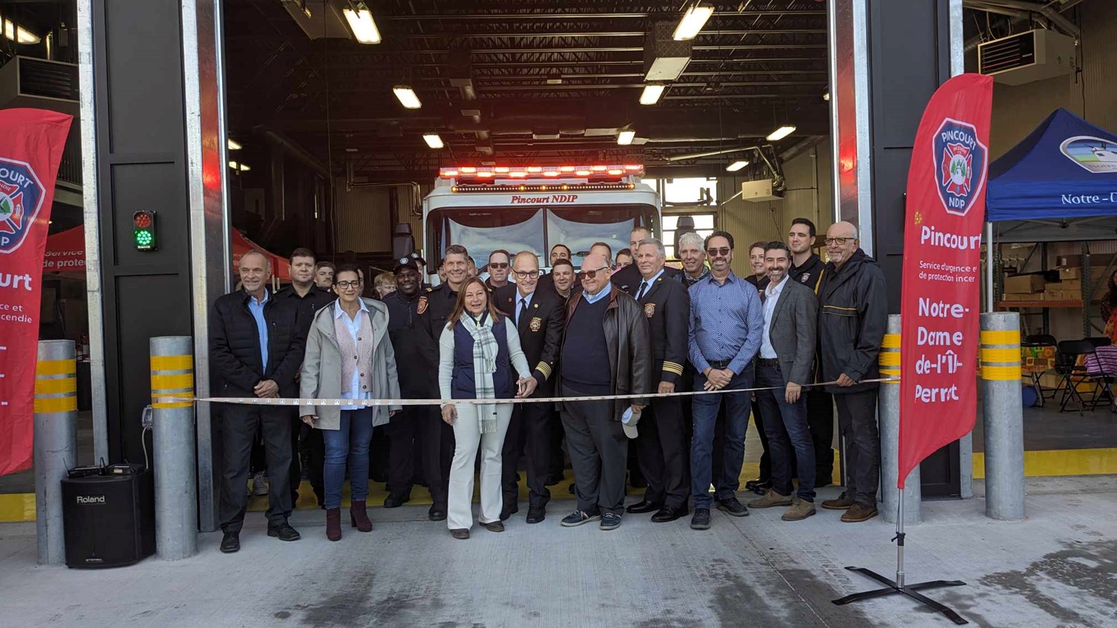 The fire station 26 is officially inaugurated