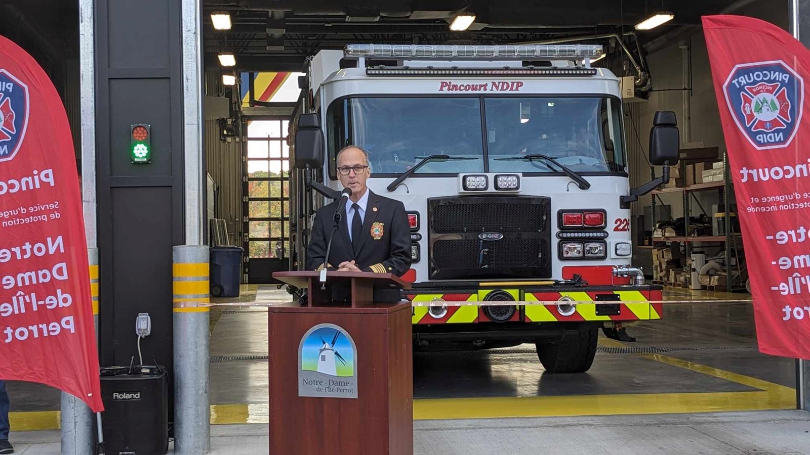 The fire station 26 is officially inaugurated