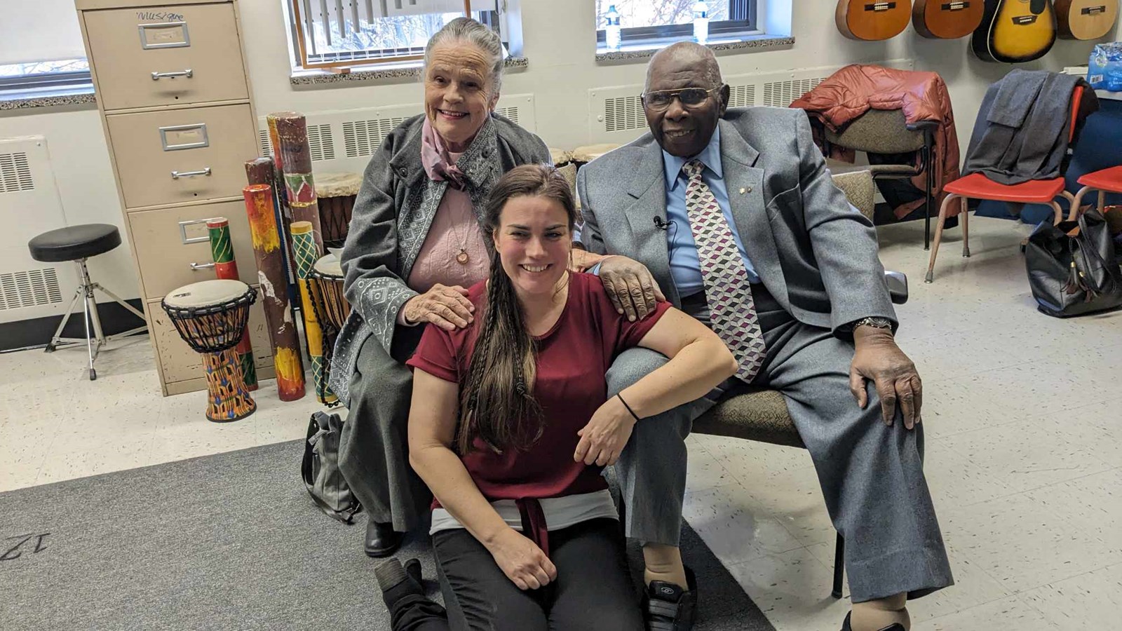 L'école Saint-Eugène reçoit la légende vivante du jazz Oliver Jones