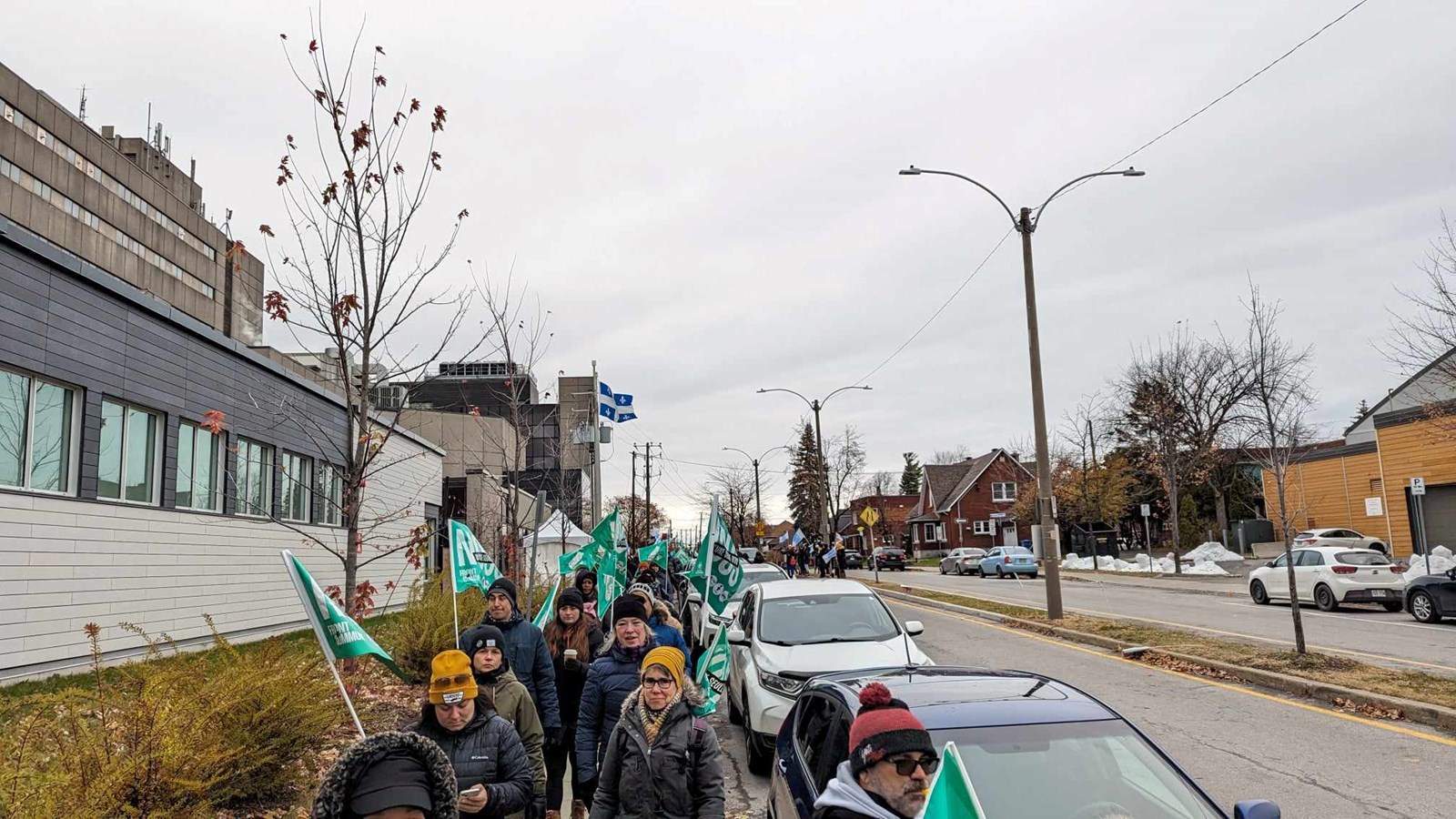 Dernière journée de grève de trois pour le Front commun et la FIQ