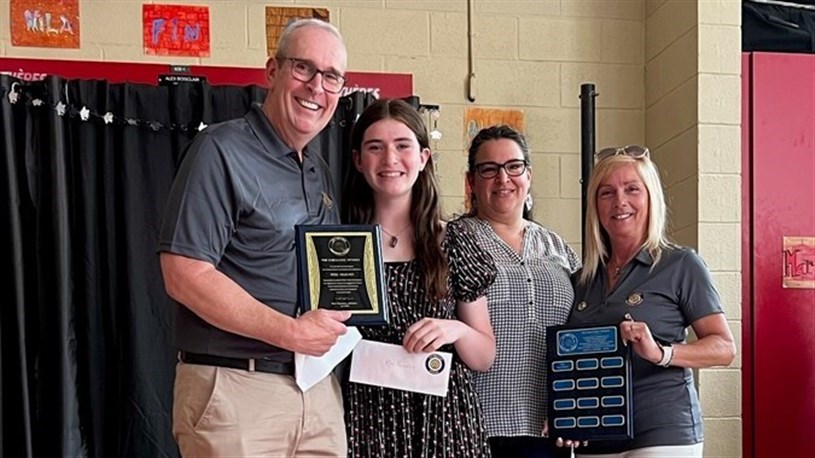 Le Club Optimiste de Rigaud remet deux prix