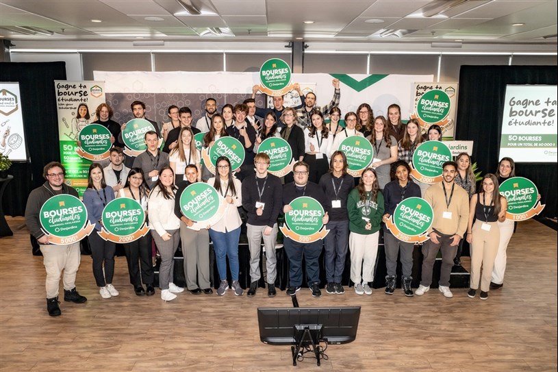 Desjardins Vaudreuil-Soulanges nomme 50 nouveaux boursiers